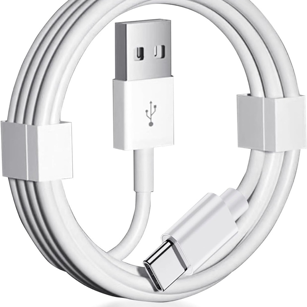 5 BUNDLE White USB-C Charging Cable